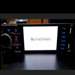 Blurred Vision BV-MP5-P4020BTSingle DIN 3.8" Car Stereo Radio FM Bluetooth MP5
